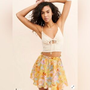 Show Me Your Mumu Jenna Floral Skirt